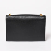 画像をギャラリービューアに読み込む, 極美品 SAINT LAURENT サンローラン ショルダーバッグ ゴールド ブラック YSLロゴ ゴールド金具 中古 4a002516