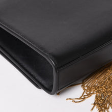 画像をギャラリービューアに読み込む, 極美品 SAINT LAURENT サンローラン ショルダーバッグ ゴールド ブラック YSLロゴ ゴールド金具 中古 4a002516