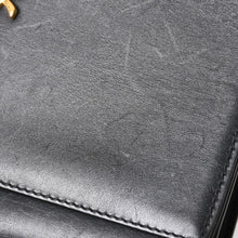 画像をギャラリービューアに読み込む, 極美品 SAINT LAURENT サンローラン ショルダーバッグ ゴールド ブラック YSLロゴ ゴールド金具 中古 4a002516