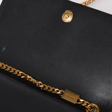 画像をギャラリービューアに読み込む, 極美品 SAINT LAURENT サンローラン ショルダーバッグ ゴールド ブラック YSLロゴ ゴールド金具 中古 4a002516