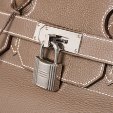 画像をギャラリービューアに読み込む, 極美品 HERMES エルメス Haut a Courroies オータクロア40 ハンドバッグ エトゥープ トリヨンクレマンス SV シルバー金具 T刻印 中古 4a003391