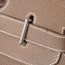 画像をギャラリービューアに読み込む, 極美品 HERMES エルメス Haut a Courroies オータクロア40 ハンドバッグ エトゥープ トリヨンクレマンス SV シルバー金具 T刻印 中古 4a003391
