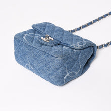 画像をギャラリービューアに読み込む, 極美品 CHANEL シャネル ミニマトラッセ16 Sフラップ Sチェーンショルダーバッグ 30番台 ココマーク デニム ブルー 中古 4a003326