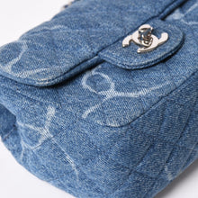 画像をギャラリービューアに読み込む, 極美品 CHANEL シャネル ミニマトラッセ16 Sフラップ Sチェーンショルダーバッグ 30番台 ココマーク デニム ブルー 中古 4a003326