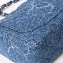 画像をギャラリービューアに読み込む, 極美品 CHANEL シャネル ミニマトラッセ16 Sフラップ Sチェーンショルダーバッグ 30番台 ココマーク デニム ブルー 中古 4a003326