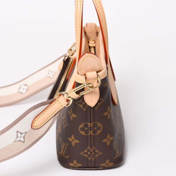 新品未使用 LOUISVUITTON ルイヴィトン ハンドバッグ ネヴァーフル BB ブラウン モノグラムキャンバス レザー M46705 ゴールド金具 4a003239