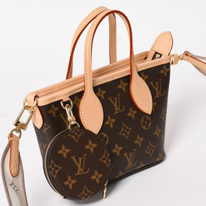 新品未使用 LOUISVUITTON ルイヴィトン ハンドバッグ ネヴァーフル BB ブラウン モノグラムキャンバス レザー M46705 ゴールド金具 4a003239