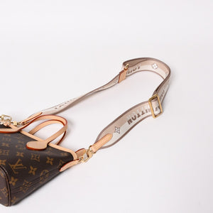 新品未使用 LOUISVUITTON ルイヴィトン ハンドバッグ ネヴァーフル BB ブラウン モノグラムキャンバス レザー M46705 ゴールド金具 4a003239