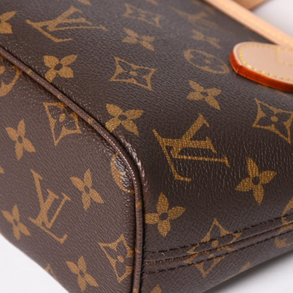 新品未使用 LOUISVUITTON ルイヴィトン ハンドバッグ ネヴァーフル BB ブラウン モノグラムキャンバス レザー M46705 ゴールド金具 4a003239