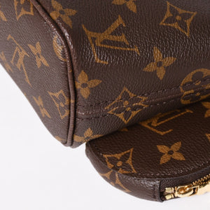 新品未使用 LOUISVUITTON ルイヴィトン ハンドバッグ ネヴァーフル BB ブラウン モノグラムキャンバス レザー M46705 ゴールド金具 4a003239