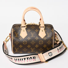 画像をギャラリービューアに読み込む, 未使用 LOUIS VUITTON ルイヴィトン ハンドバッグ スピーディバンドリエール 20 M46594 レザー PVC ブラウン ゴールド金具 中古 4a003240