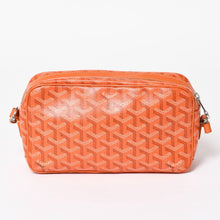 画像をギャラリービューアに読み込む, 極美品 GOYARD ゴヤール カップヴェールPM ショルダーバッグ オレンジ PVC レザー シルバー金具 中古 4a003213