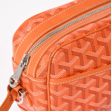 画像をギャラリービューアに読み込む, 極美品 GOYARD ゴヤール カップヴェールPM ショルダーバッグ オレンジ PVC レザー シルバー金具 中古 4a003213