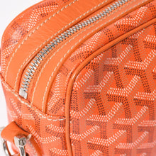 画像をギャラリービューアに読み込む, 極美品 GOYARD ゴヤール カップヴェールPM ショルダーバッグ オレンジ PVC レザー シルバー金具 中古 4a003213