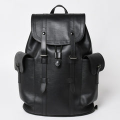 LOUIS VUITTON ルイヴィトン クリストファーPM リュック バックパック M50158 エピレザー ブラック シルバー金具 美品 中古 4a002456