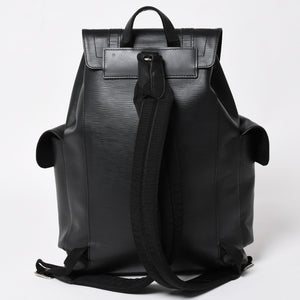 LOUIS VUITTON ルイヴィトン クリストファーPM リュック バックパック M50158 エピレザー ブラック シルバー金具 美品 中古 4a002456