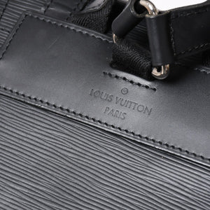 LOUIS VUITTON ルイヴィトン クリストファーPM リュック バックパック M50158 エピレザー ブラック シルバー金具 美品 中古 4a002456