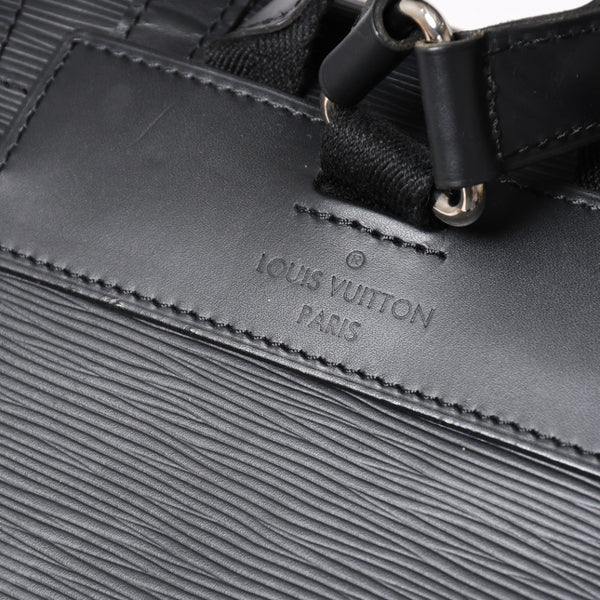 LOUIS VUITTON ルイヴィトン クリストファーPM リュック バックパック M50158 エピレザー ブラック シルバー金具 美品 中古 4a002456