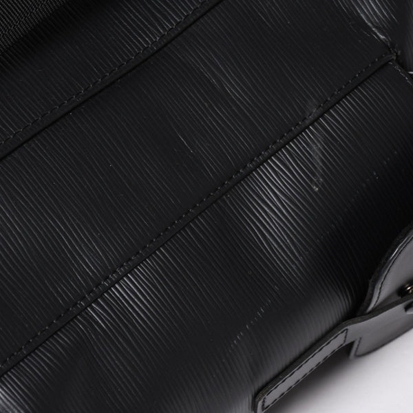 LOUIS VUITTON ルイヴィトン クリストファーPM リュック バックパック M50158 エピレザー ブラック シルバー金具 美品 中古 4a002456