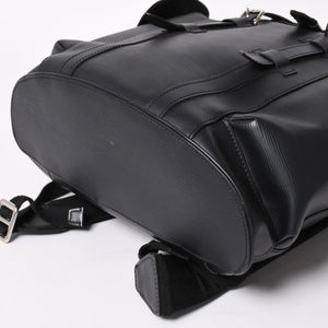 LOUIS VUITTON ルイヴィトン クリストファーPM リュック バックパック M50158 エピレザー ブラック シルバー金具 美品 中古 4a002456