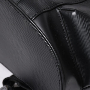 LOUIS VUITTON ルイヴィトン クリストファーPM リュック バックパック M50158 エピレザー ブラック シルバー金具 美品 中古 4a002456