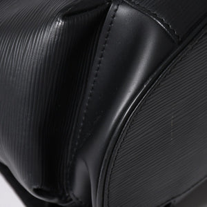LOUIS VUITTON ルイヴィトン クリストファーPM リュック バックパック M50158 エピレザー ブラック シルバー金具 美品 中古 4a002456