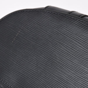 LOUIS VUITTON ルイヴィトン クリストファーPM リュック バックパック M50158 エピレザー ブラック シルバー金具 美品 中古 4a002456