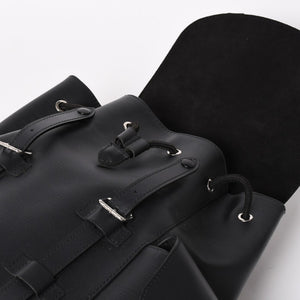LOUIS VUITTON ルイヴィトン クリストファーPM リュック バックパック M50158 エピレザー ブラック シルバー金具 美品 中古 4a002456
