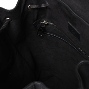 LOUIS VUITTON ルイヴィトン クリストファーPM リュック バックパック M50158 エピレザー ブラック シルバー金具 美品 中古 4a002456