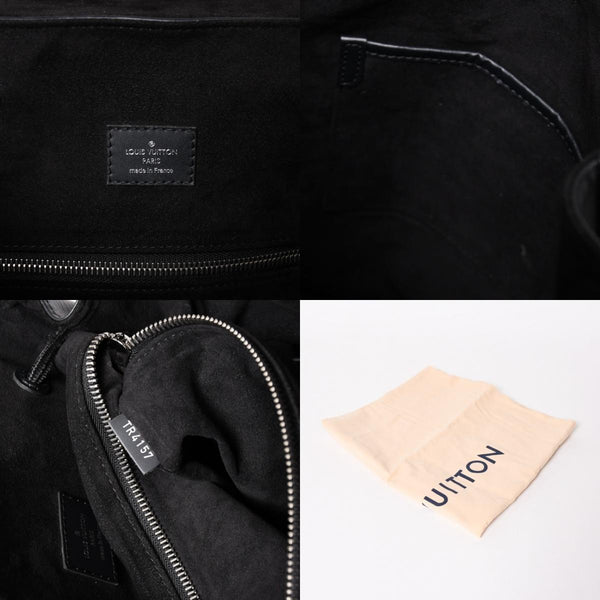 LOUIS VUITTON ルイヴィトン クリストファーPM リュック バックパック M50158 エピレザー ブラック シルバー金具 美品 中古 4a002456