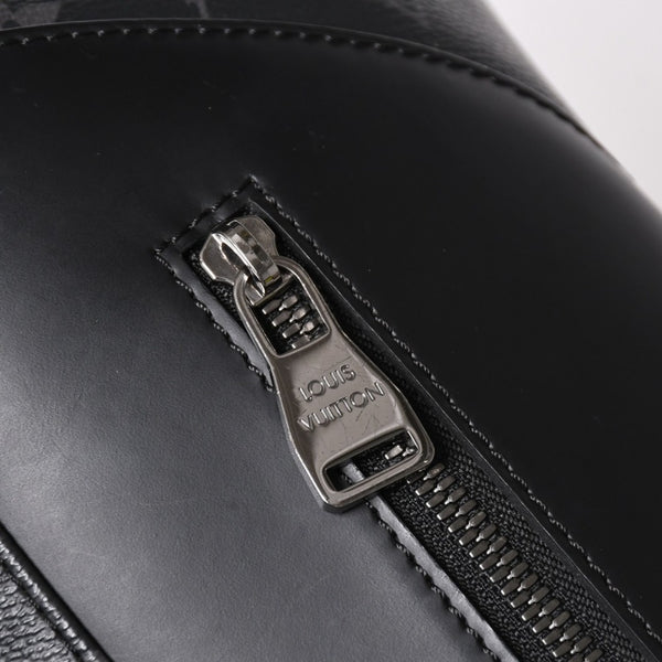 極美品 LOUIS VUITTON ルイヴィトン モノグラムエクリプス バックパック リュック エクスプローラー M40527 シルバー金具 中古 4a003209
