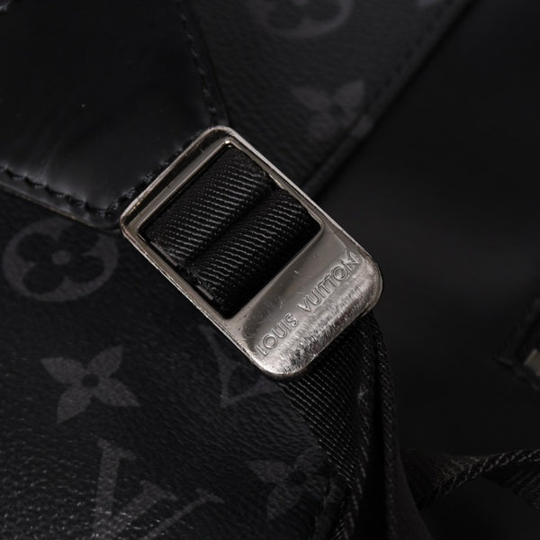 極美品 LOUIS VUITTON ルイヴィトン モノグラムエクリプス バックパック リュック エクスプローラー M40527 シルバー金具 中古 4a003209