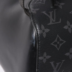極美品 LOUIS VUITTON ルイヴィトン モノグラムエクリプス バックパック リュック エクスプローラー M40527 シルバー金具 中古 4a003209