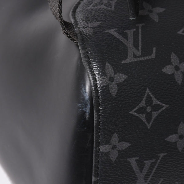 極美品 LOUIS VUITTON ルイヴィトン モノグラムエクリプス バックパック リュック エクスプローラー M40527 シルバー金具 中古 4a003209
