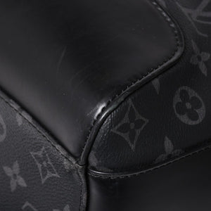 極美品 LOUIS VUITTON ルイヴィトン モノグラムエクリプス バックパック リュック エクスプローラー M40527 シルバー金具 中古 4a003209