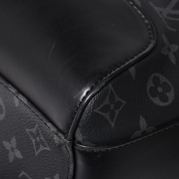 極美品 LOUIS VUITTON ルイヴィトン モノグラムエクリプス バックパック リュック エクスプローラー M40527 シルバー金具 中古 4a003209