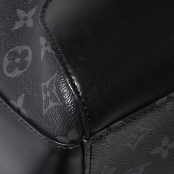 極美品 LOUIS VUITTON ルイヴィトン モノグラムエクリプス バックパック リュック エクスプローラー M40527 シルバー金具 中古 4a003209