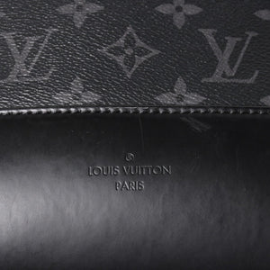 極美品 LOUIS VUITTON ルイヴィトン モノグラムエクリプス バックパック リュック エクスプローラー M40527 シルバー金具 中古 4a003209