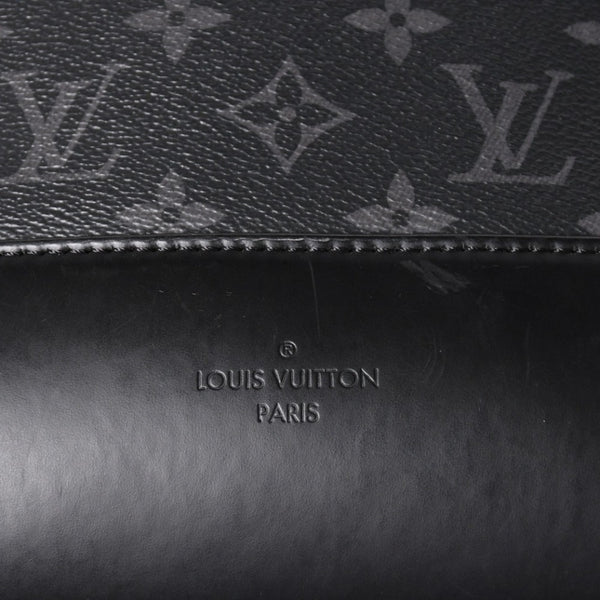 極美品 LOUIS VUITTON ルイヴィトン モノグラムエクリプス バックパック リュック エクスプローラー M40527 シルバー金具 中古 4a003209