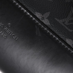 極美品 LOUIS VUITTON ルイヴィトン モノグラムエクリプス バックパック リュック エクスプローラー M40527 シルバー金具 中古 4a003209