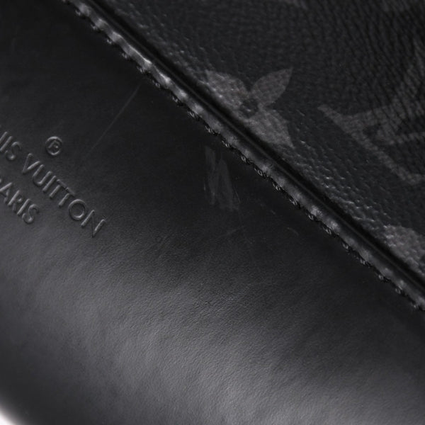 極美品 LOUIS VUITTON ルイヴィトン モノグラムエクリプス バックパック リュック エクスプローラー M40527 シルバー金具 中古 4a003209