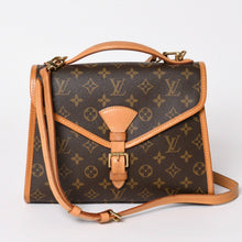 画像をギャラリービューアに読み込む, 極美品 LOUIS VUITTON ルイ ヴィトン モノグラム ベルエア ハンドバッグ ショルダーバッグ M51122 モノグラムキャンバス ブラウン ゴールド金具 廃盤 中古 4a002908
