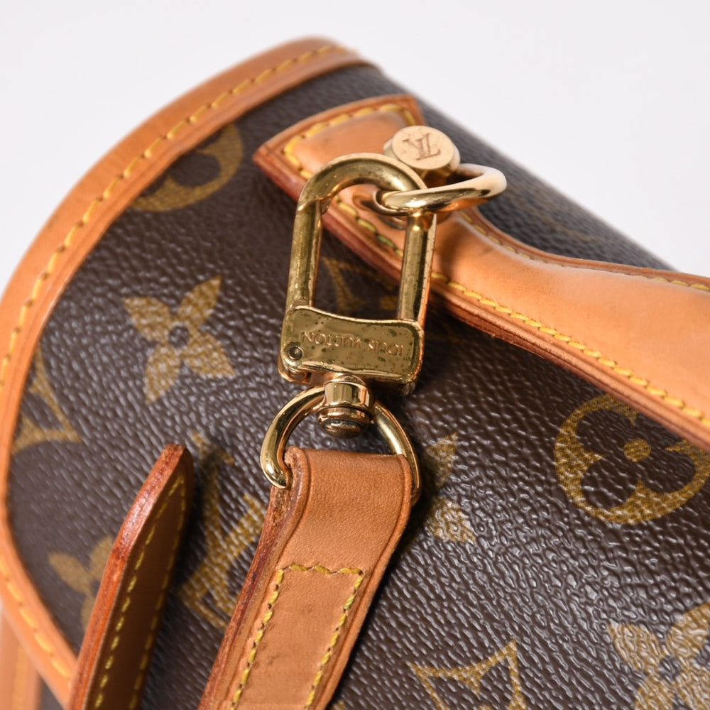 極美品 LOUIS VUITTON ルイ ヴィトン モノグラム ベルエア ハンドバッグ ショルダーバッグ M51122 モノグラムキャンバス ブラウン ゴールド金具 廃盤 中古 4a002908