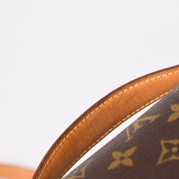 極美品 LOUIS VUITTON ルイ ヴィトン モノグラム ベルエア ハンドバッグ ショルダーバッグ M51122 モノグラムキャンバス ブラウン ゴールド金具 廃盤 中古 4a002908