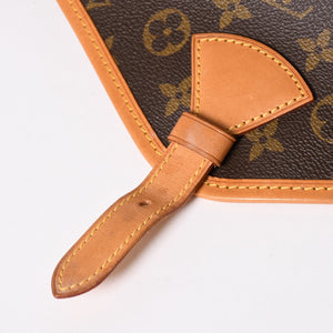 極美品 LOUIS VUITTON ルイ ヴィトン モノグラム ベルエア ハンドバッグ ショルダーバッグ M51122 モノグラムキャンバス ブラウン ゴールド金具 廃盤 中古 4a002908