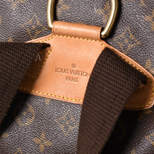 極美品 LOUIS VUITTON ルイヴィトン Monogram モノグラム モンスリ GM M51135 PVC ヌメ革 ゴールド金具 中古 4a003184