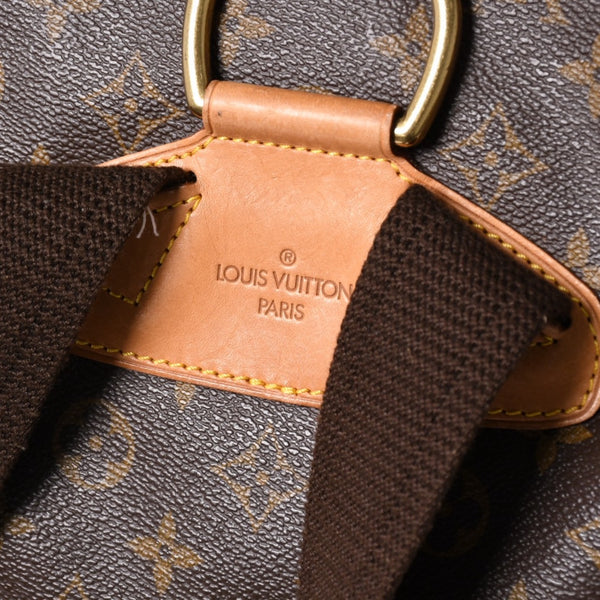 極美品 LOUIS VUITTON ルイヴィトン Monogram モノグラム モンスリ GM M51135 PVC ヌメ革 ゴールド金具 中古 4a003184