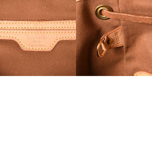 極美品 LOUIS VUITTON ルイヴィトン Monogram モノグラム モンスリ GM M51135 PVC ヌメ革 ゴールド金具 中古 4a003184