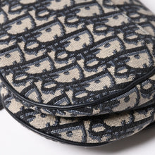 Load image into Gallery viewer, 極美品 Christian Dior クリスチャンディオール サドルミニバッグ ハンドバッグ M0456CTZQ オブリーク ネイビー 中古 4a003093