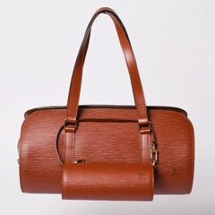 極美品 LOUIS VUITTON ルイヴィトン エピ スフロ ハンドバッグ ケニアブラウン エピレザー ブラウン ゴールド金具 M52223 廃盤 中古 4a002920